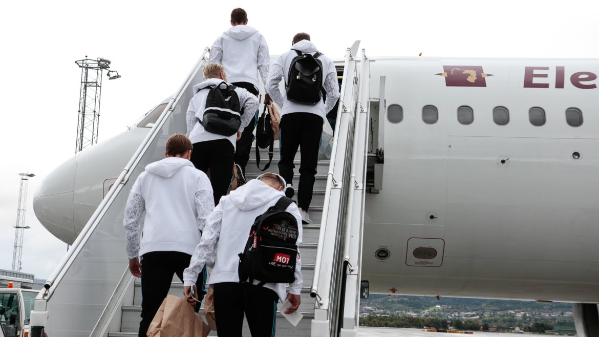Boarding Værnes.
