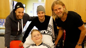 Tore, Mike og Gytkjær på St. Olavs