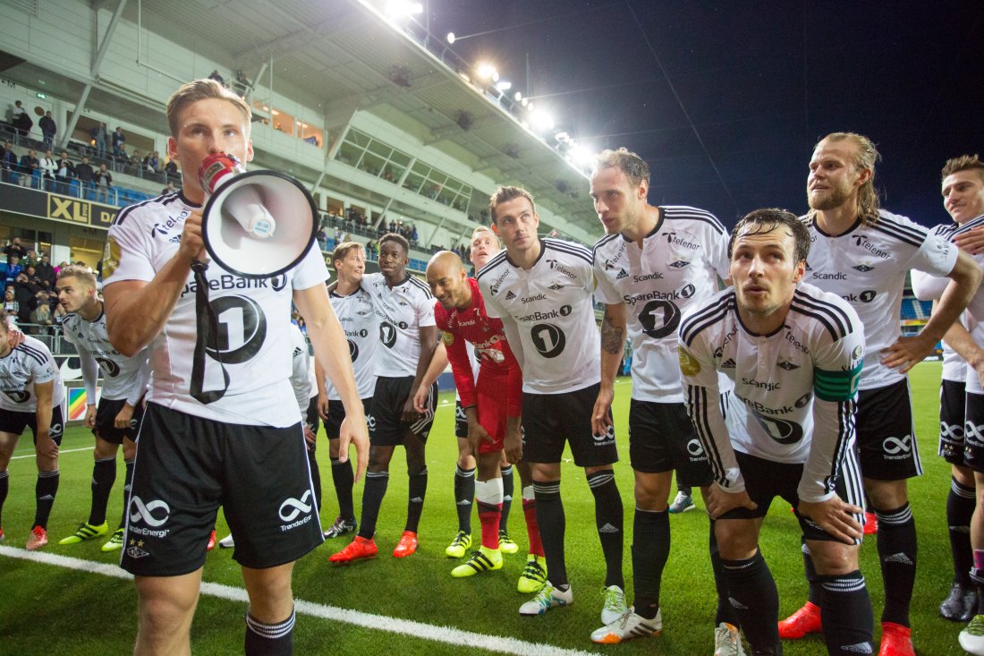 Jonas Svensson sist han spilte i Molde. Da sikret Rosenborg seriegull med 3-1-seier over rivalen .Foto: Svein Ove Ekornesvåg / NTB