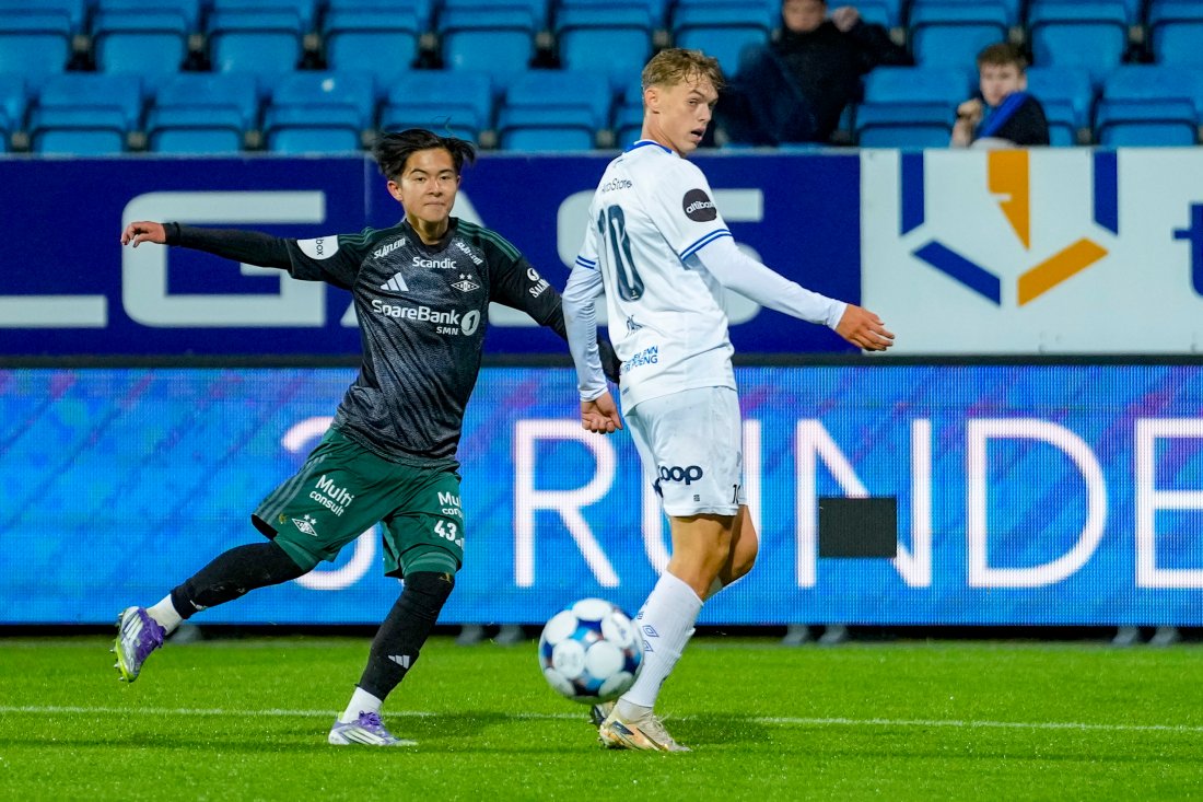 Aleksander Borgersen fikk sin Rosenborg-debut i eliteseriekampen mot Haugesund i september. Foto: Jan Kåre Ness / NTB