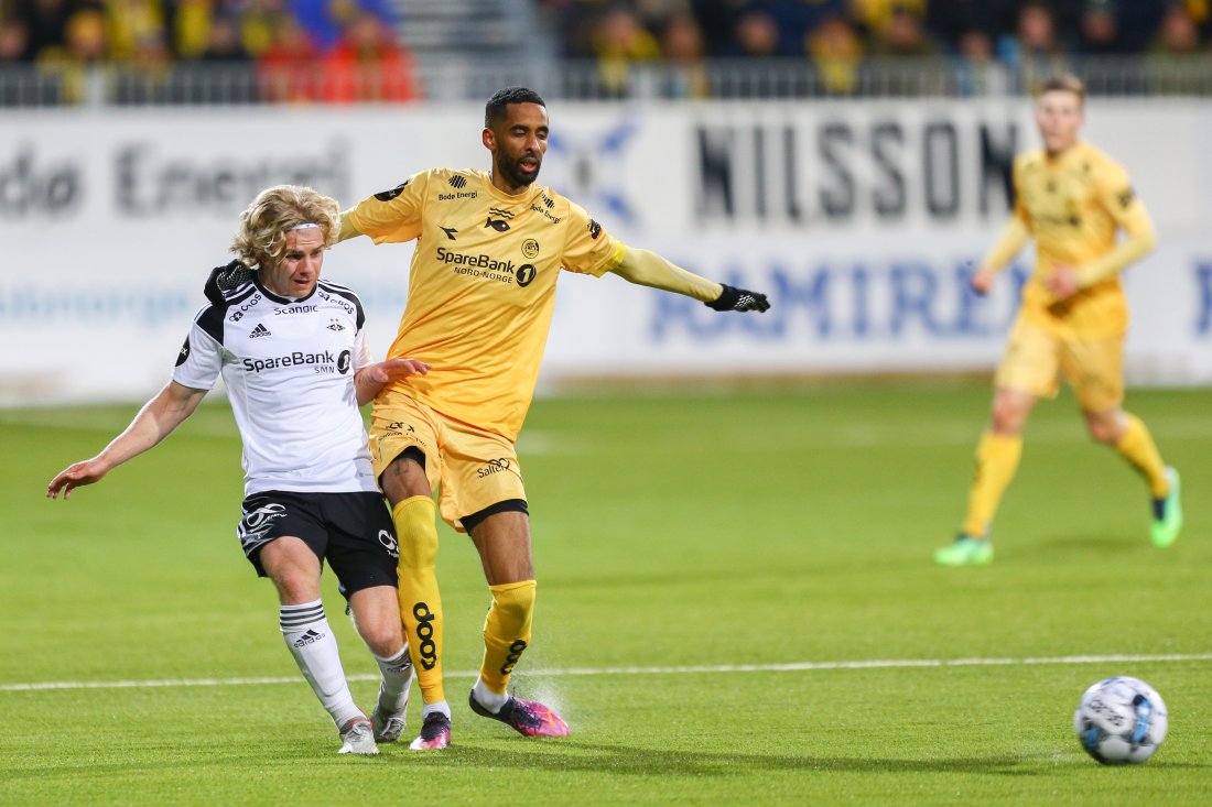 Edvard Tagseth herjet på venstresiden og skapte mye trøbbel for Bodø/Glimt. Foto: Mats Torbergsen / NTB