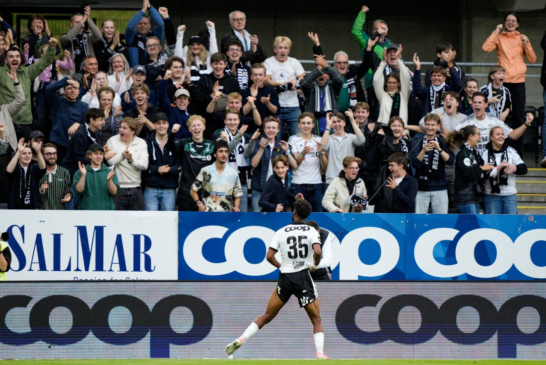 God stemning på Lerkendal da Ceide sendte Rosenborg foran etter 15 minutter!