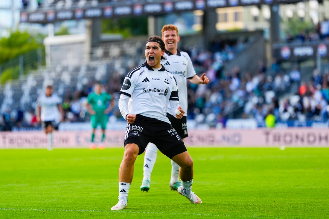 Noah Sahsah satte inn 2-0 med et velplassert skudd!