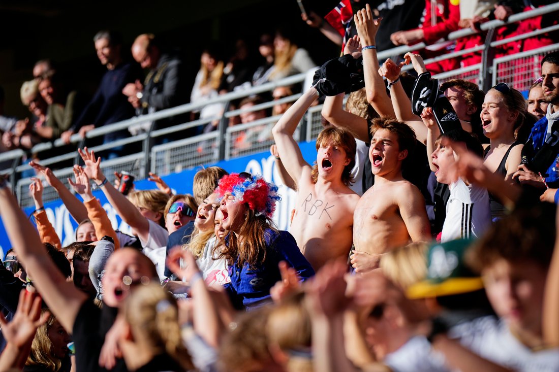 FANTASTISK STEMNING: Et fullsatt Lerkendal fikk se Rosenborg vinne 3-0 over Sandefjord!