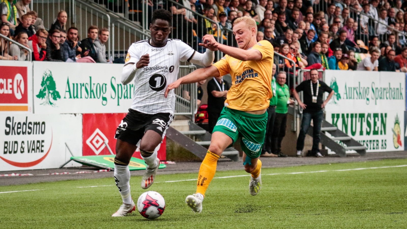 David Akintola skåret Rosenborgs utligningsmål mot Ull/Kisa