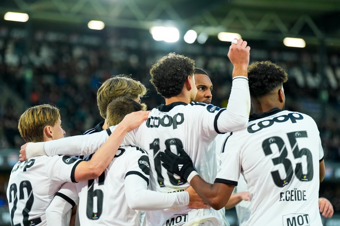 Rosenborg feiret scoring allerede etter noen få minutter.