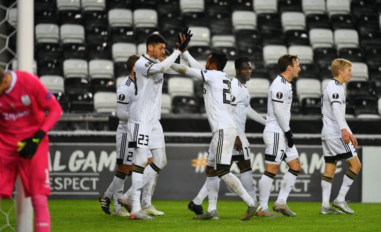 GLIMTET TIL FØR PAUSE: Rosenborg angrep med fart og presisjon, og tente håpet før pause med scoring fra Bjørn Maars Johnsen.