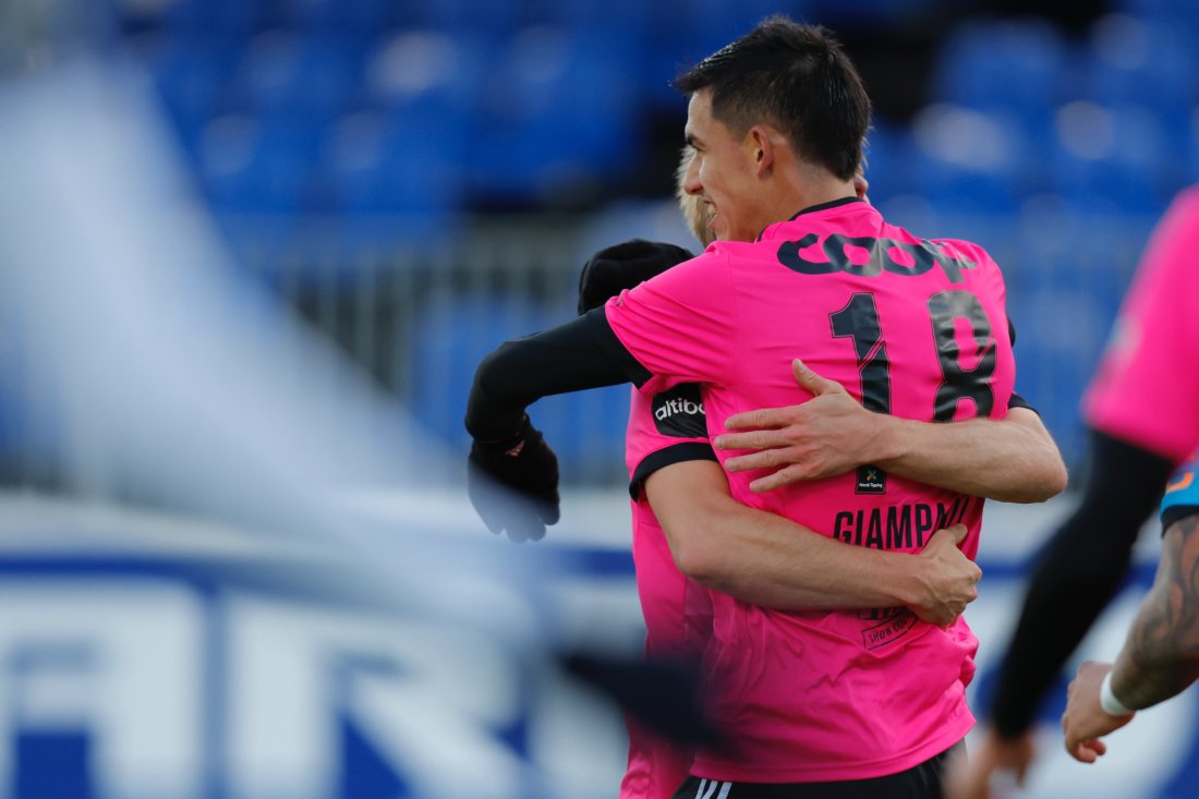 Renzo Giampaoli jublet for scoring for Rosenborg. Foto: Svein Ove Ekornesvåg / NTB