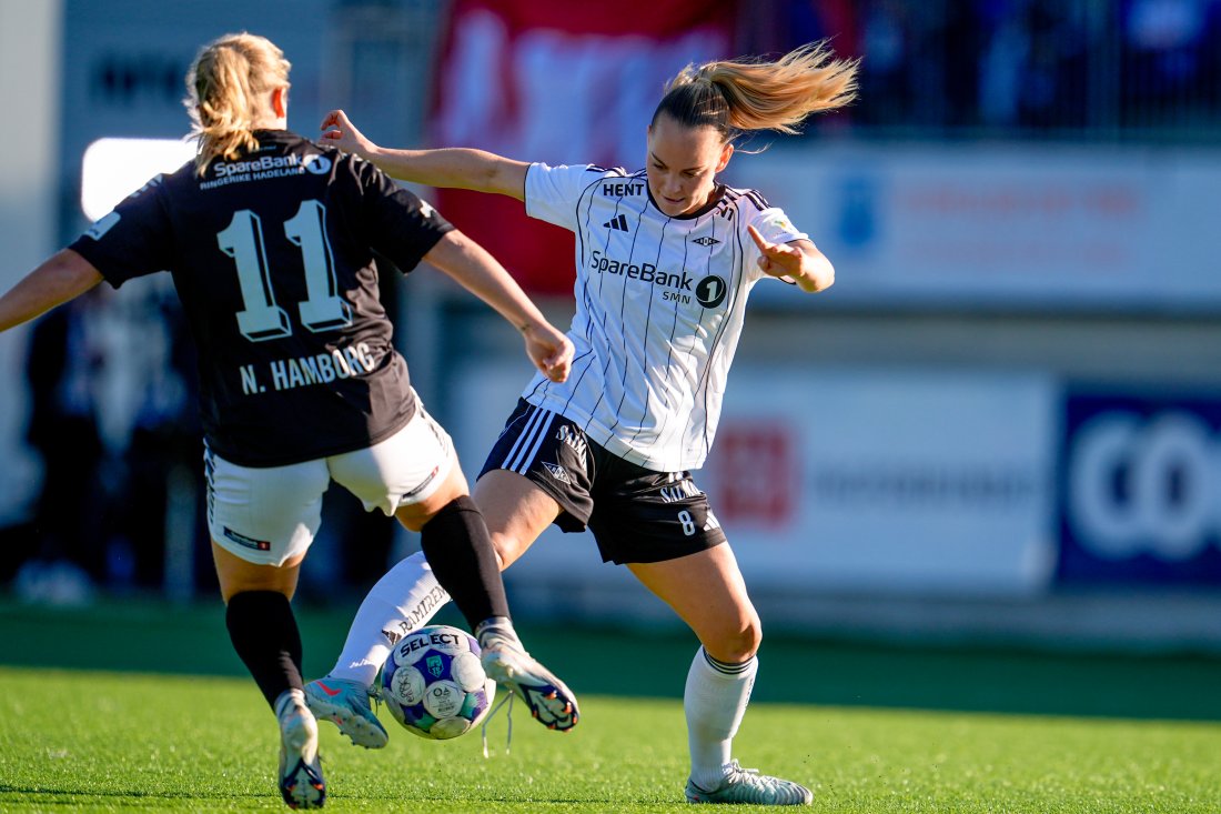 Rosenborgs Agnes Nyberg under NM-kampen mot Hønefoss.