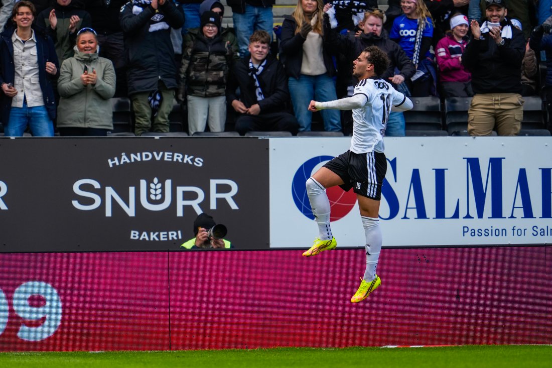 Amin Chiakha satte kontant inn 2-0 på en flott kontring.