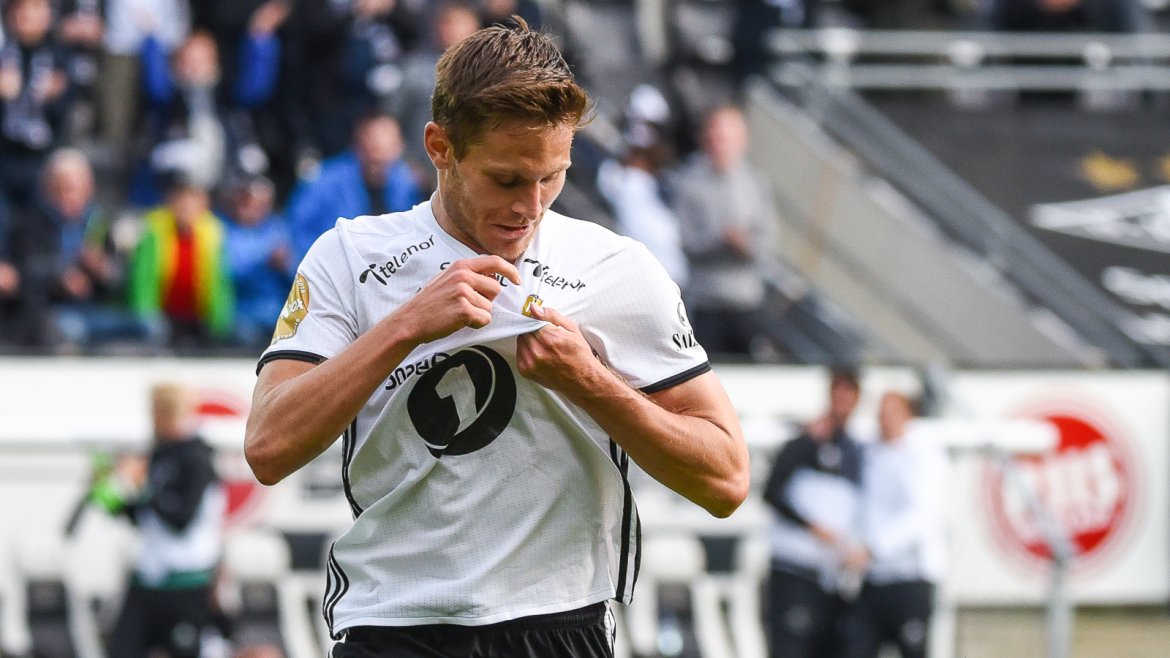 Matthias Vilhjalmsson etter 1-0.