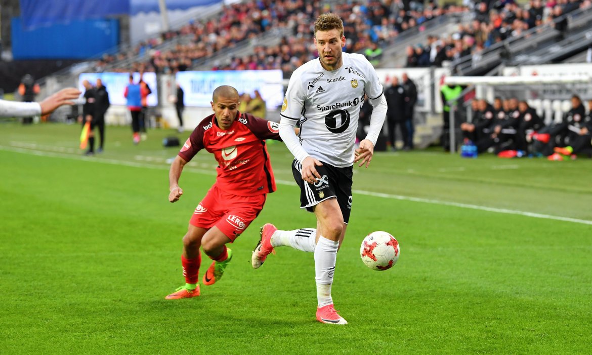 Nicklas Bendtner mot Brann.